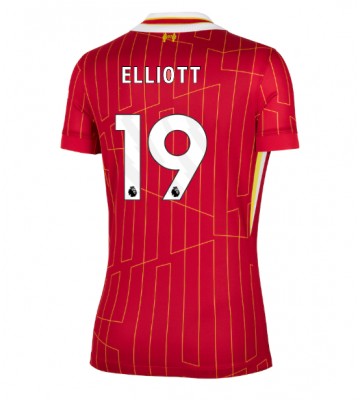 Liverpool Harvey Elliott #19 Primera Equipación Mujer 2024-25 Manga Corta